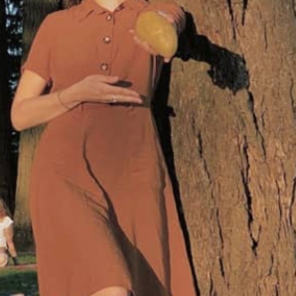 Brown Monteau shirt dress - Picture 3 of 3